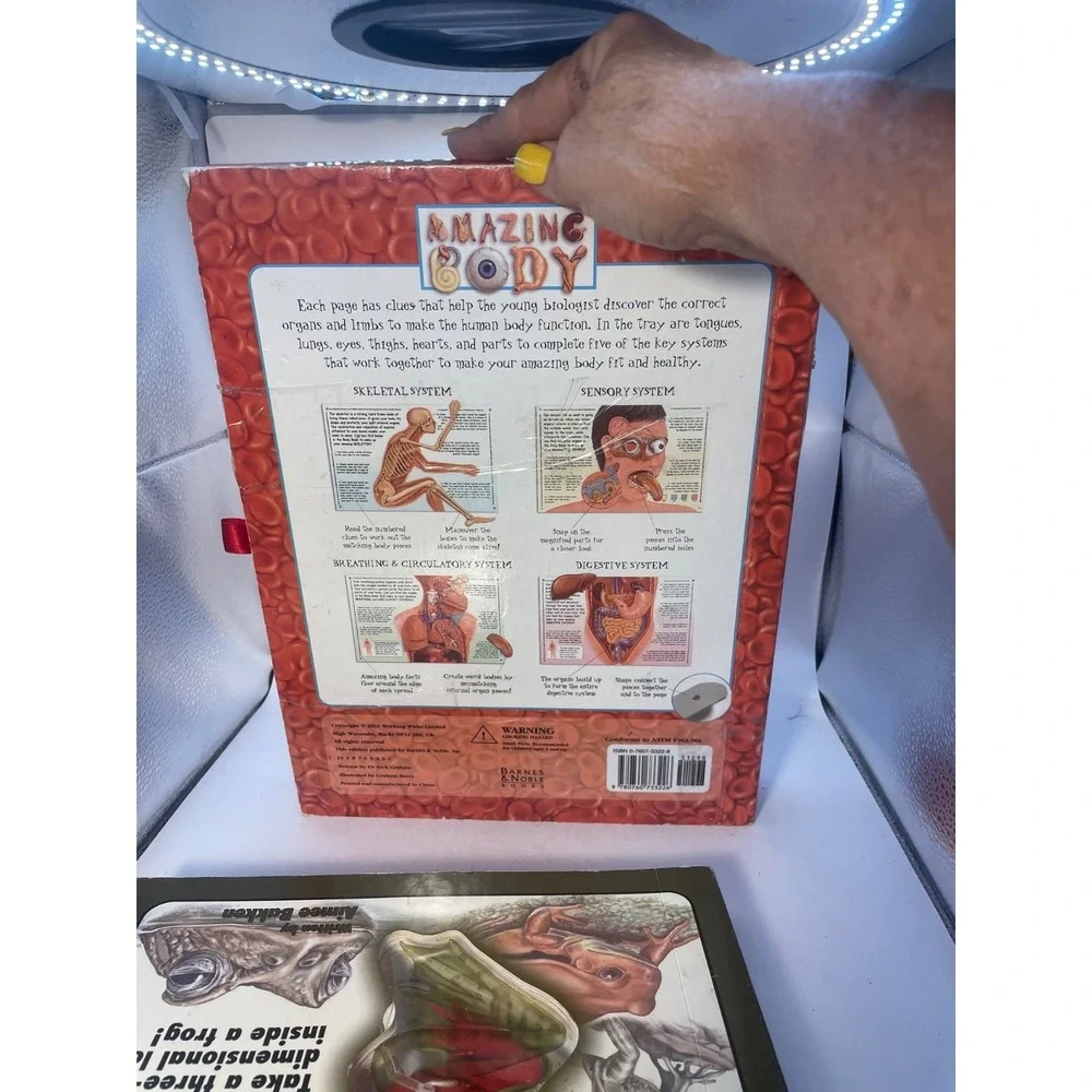 Two Uncover a Frog  and amazing body Three-Dimensional Look Inside a Frog!...